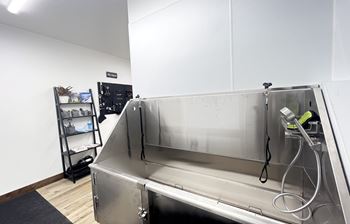 A large stainless steel sink at Silverbrook Apartments Apartments, Ridgeland, MT